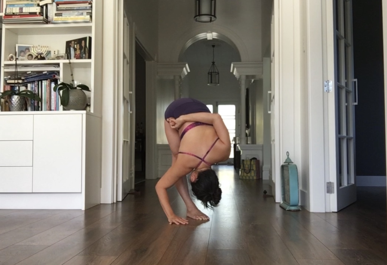 Ardha Baddha Padmottanasana (Standing Bound Half Lotus)